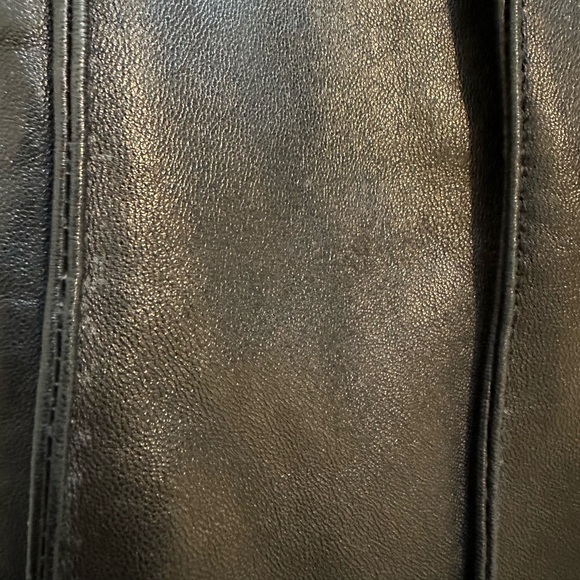 BANANA REPUBLIC | Genuine Black Leather Vintage Vest - Picture 5 of 7